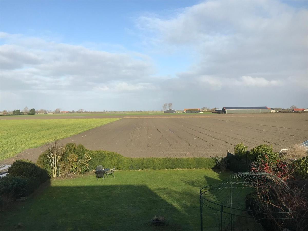 T Huuske Tuinappartement Met Fantastisch Uitzicht, Nabij Zee Zonnemaire Zewnętrze zdjęcie