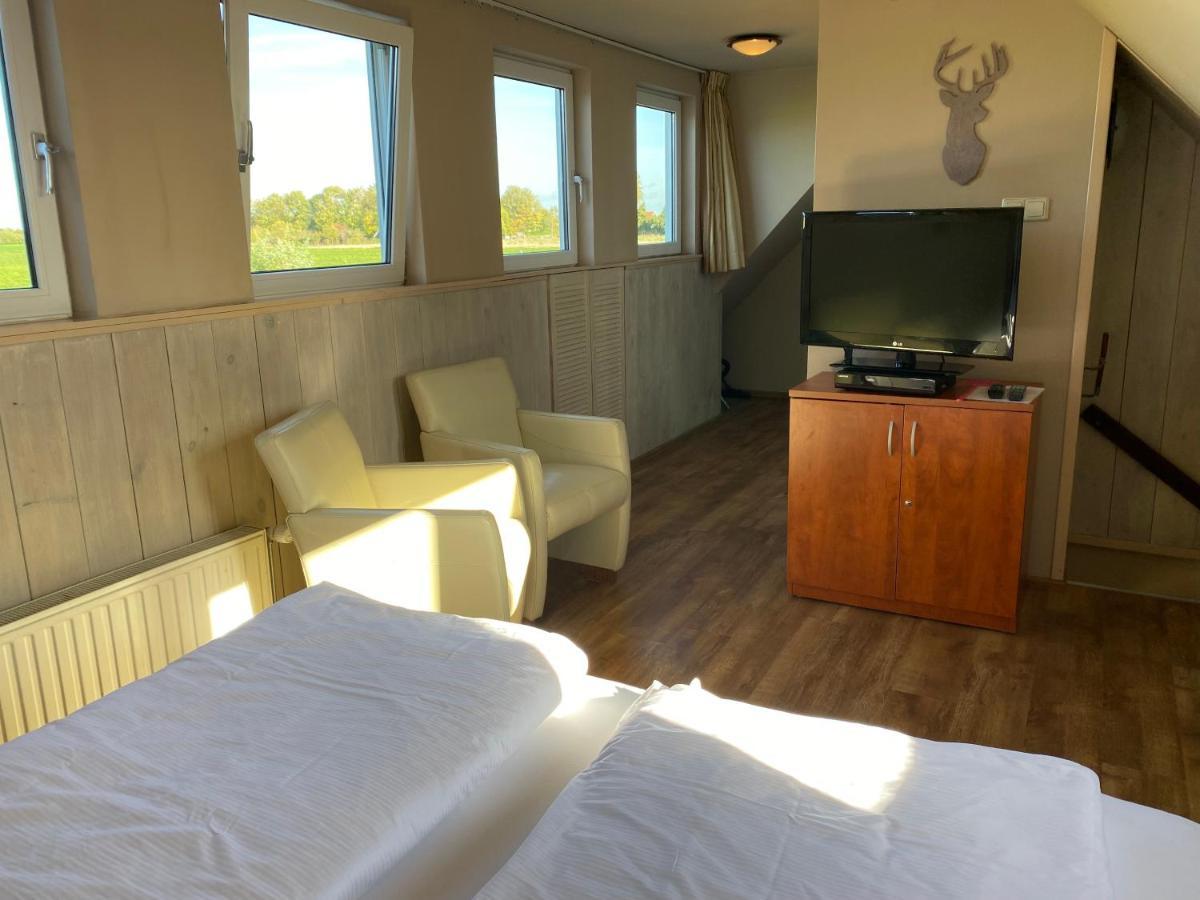 T Huuske Tuinappartement Met Fantastisch Uitzicht, Nabij Zee Zonnemaire Zewnętrze zdjęcie